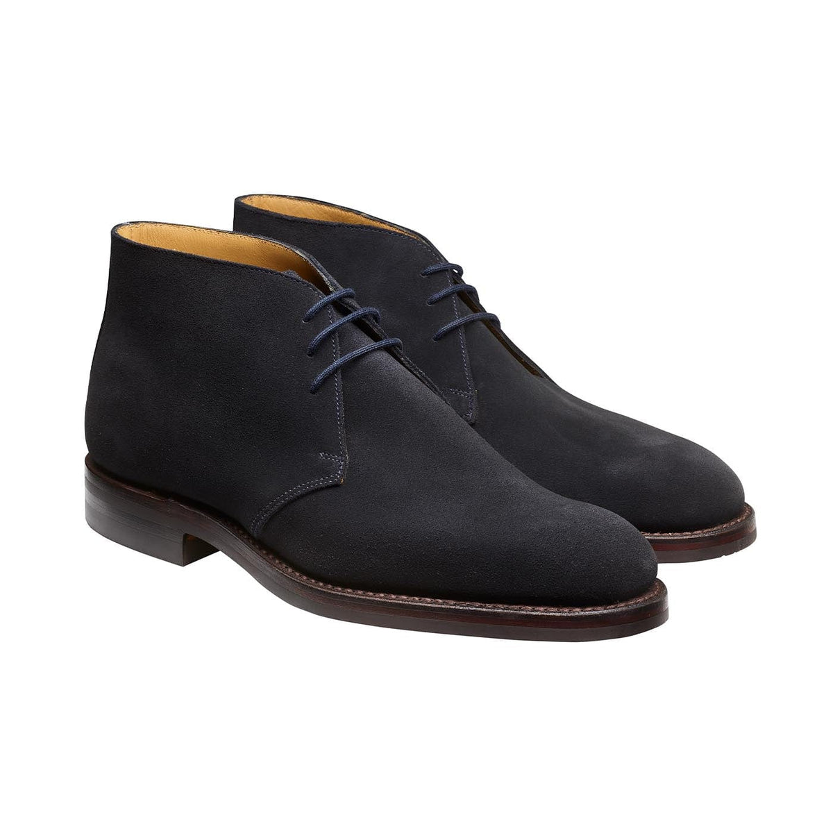 Chiltern Navy Suede Crockett Jones UK