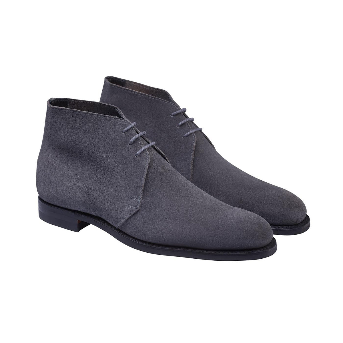 Chukka boots grey suede best sale