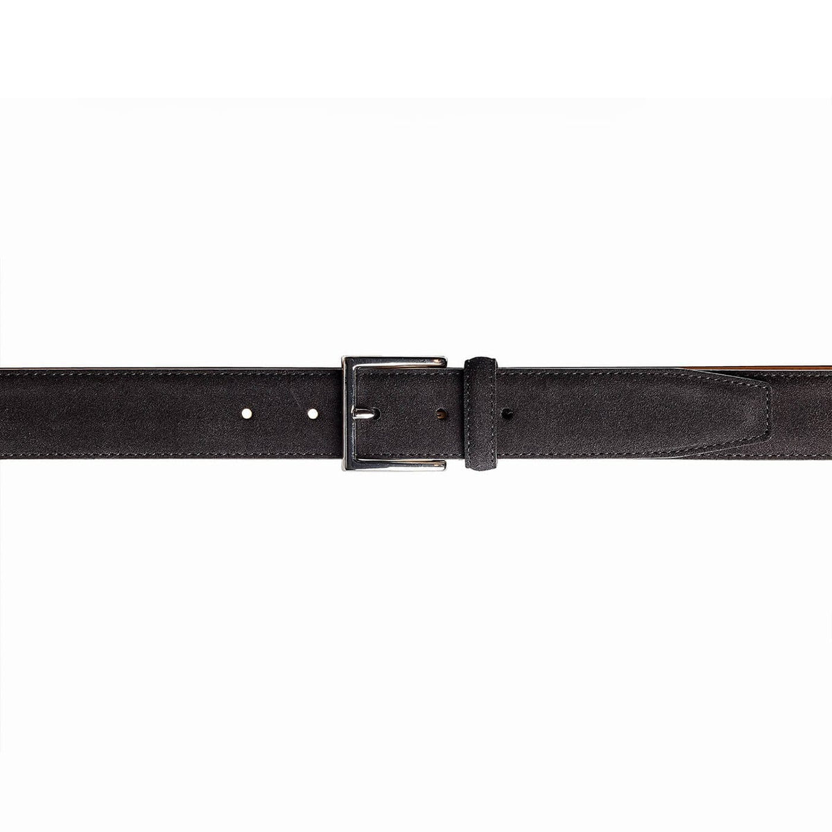 Black suede belt mens sale