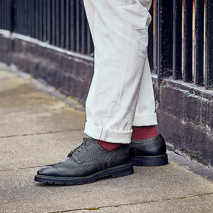 Mens Cleated Rubber Sole - The Ilkley Shoe Company