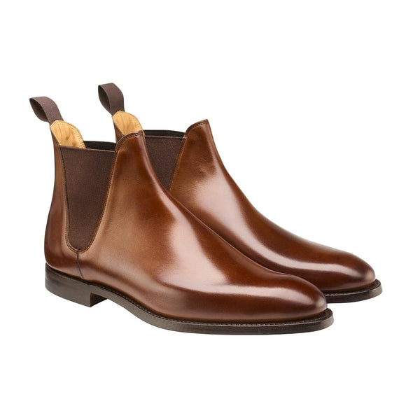 Chelsea 8 Dark Brown Burnished Calf Crockett Jones UK